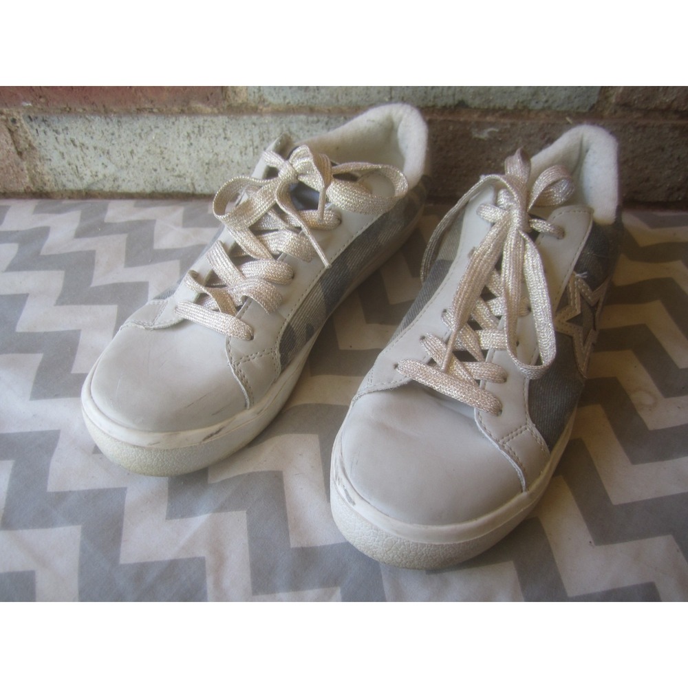 No Boundaries Shoes Womens 9 Gray Camo Camouflage Fashion Sneakers Casual